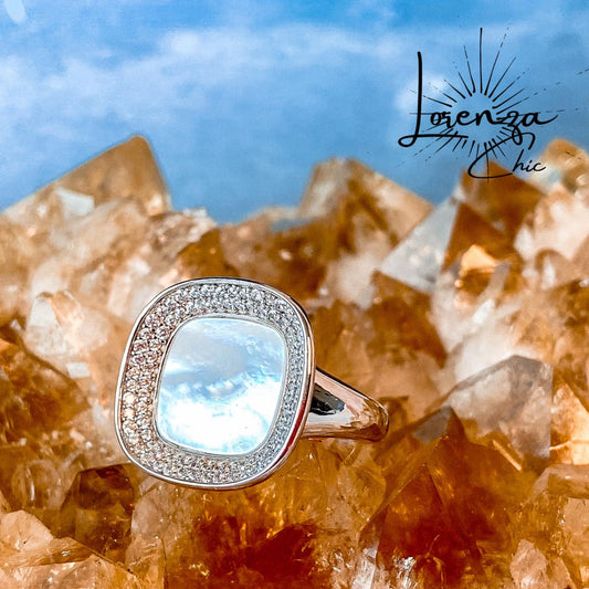 Talla 7 - Plata 925, Nácar y Circones