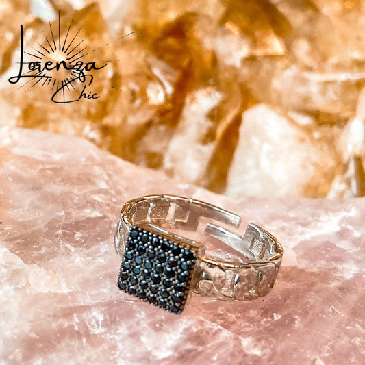 Ajustable - Plata 925 y Onix