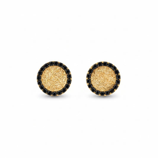 9 mm diametro - Plata 925 banada en Oro 18K