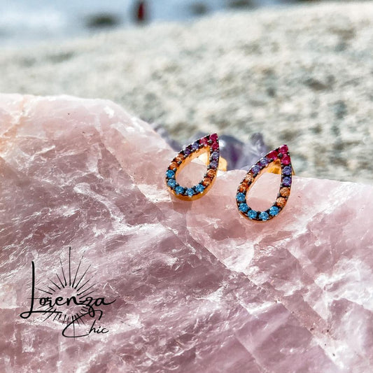 12x7 mm - Plata 925 banada en Oro 18K