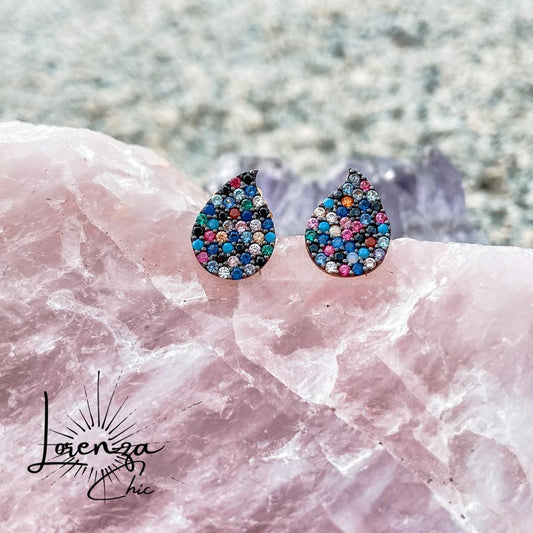 12x8 mm - Plata 925 banada en Oro 18K