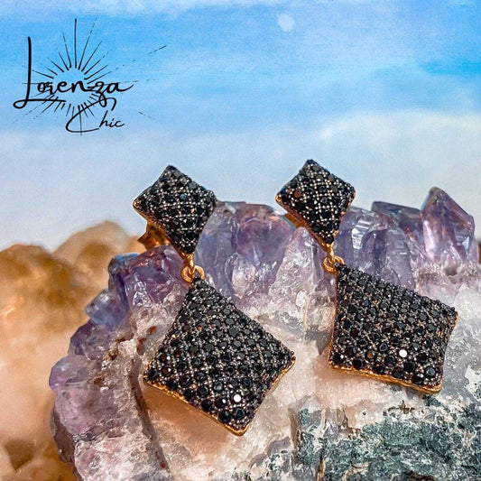 Plata 925 bañada en Oro y Onix