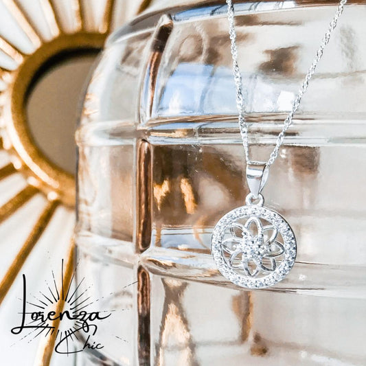 13 mm diametro - Plata 925 y Circones