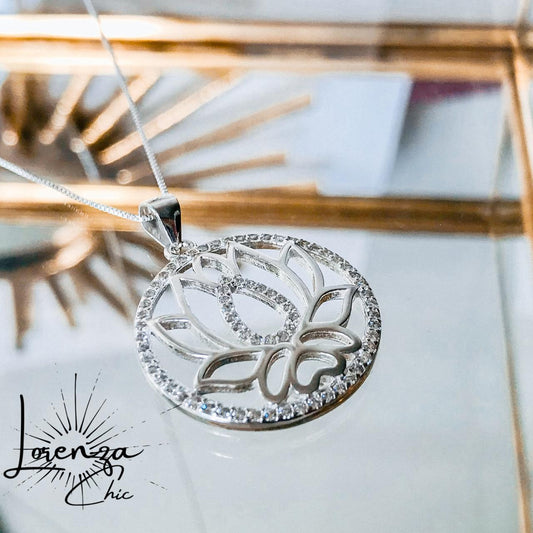 25 mm diametro - Plata 925 y Circones