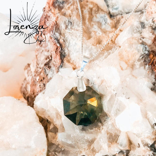 15x15 mm - Plata 925 y Cristal Swarovski