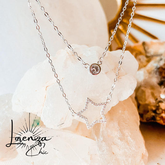 45 cm Ajustable - Plata 925 y Circones