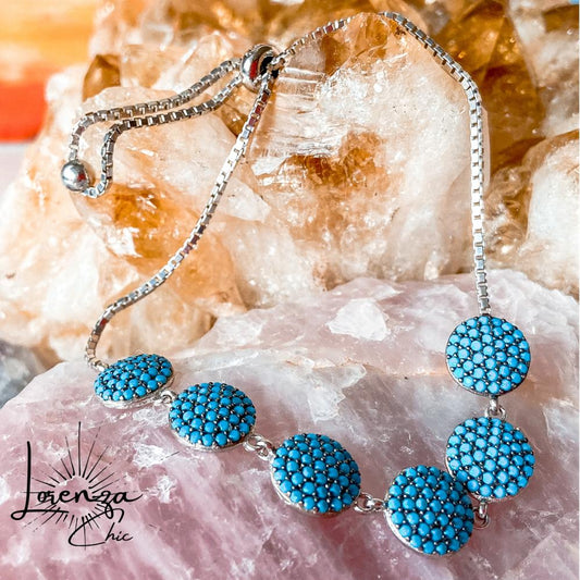 Ajustable - Plata 925 y Turquesa