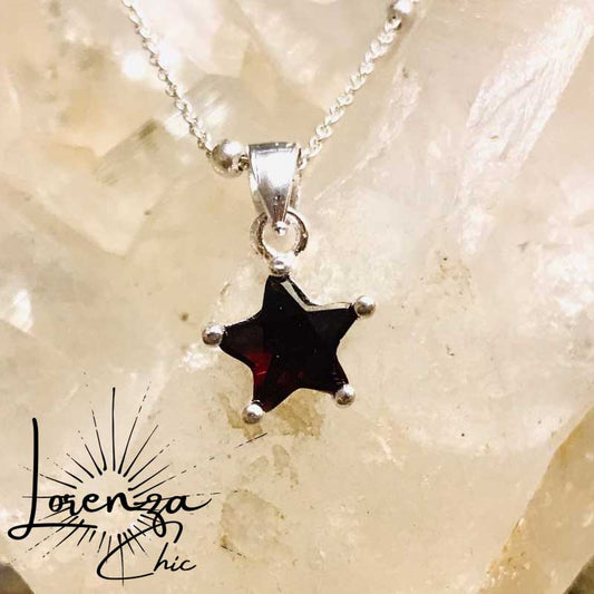 9x9 mm - Plata 925 y Cristal