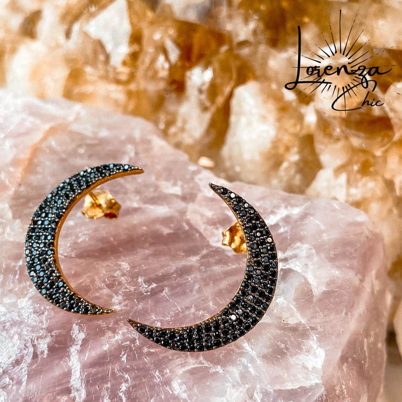 Plata 925 baÃ±ada en Oro y Onix