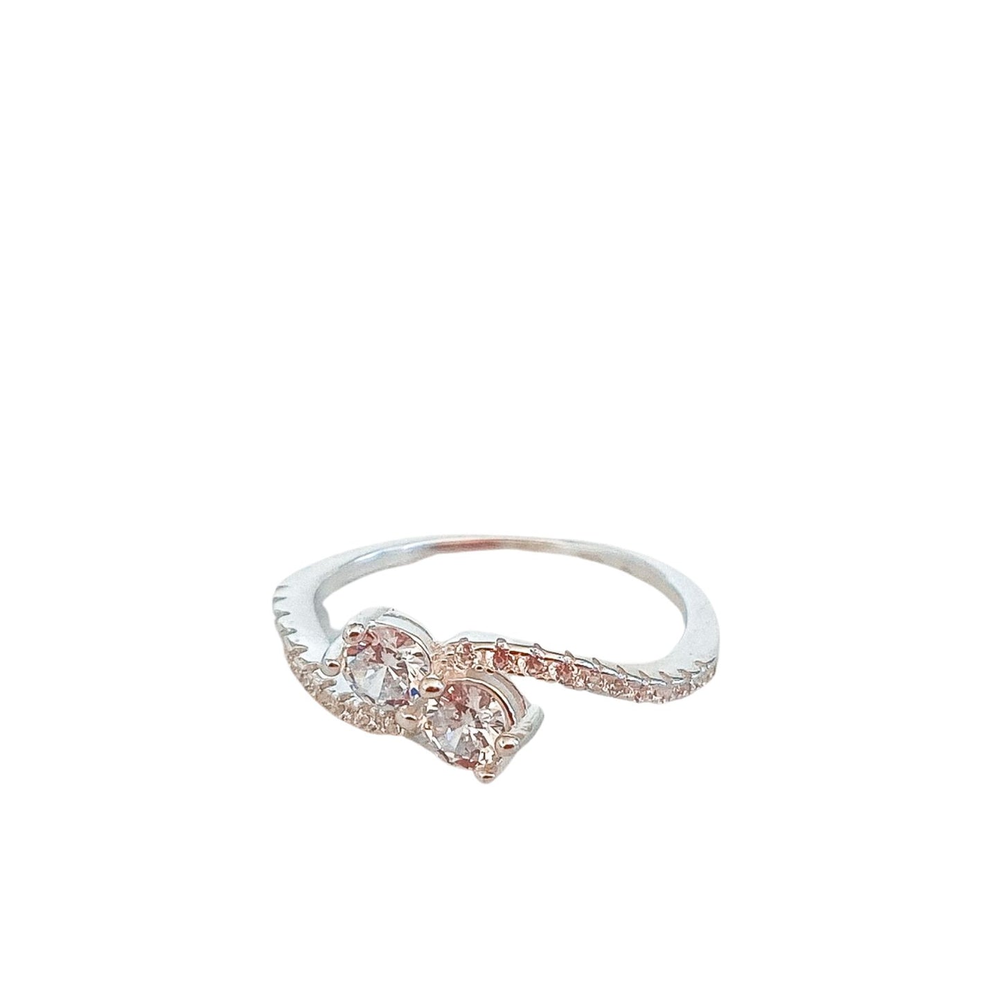Anillo Doble Punto de Luz Circones Talla 6